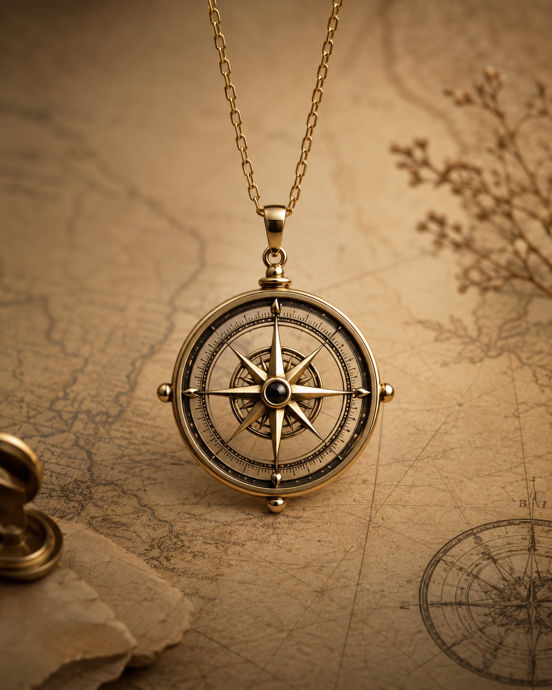 The Compass symbolic jewelry