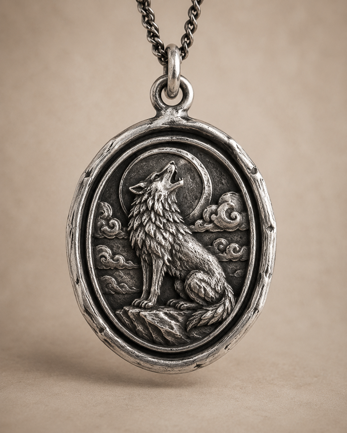 The Wolf symbolic jewelry