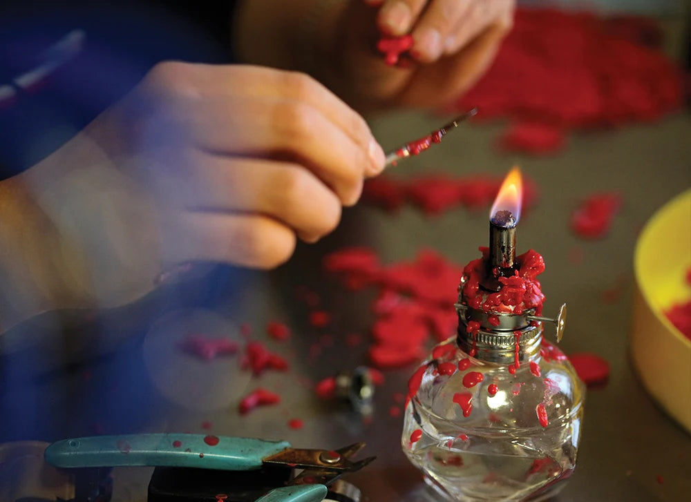 A meaningful piece of jewelry being kept or passed forward